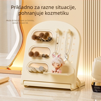 Držač za olovke i uredske potrepštine - akril, kvadratnog oblika, model Fz-4468, marka Reversal (Marka: Reversal; Model: Fz-4468; Materijal: akril; Oblik: kvadratni)