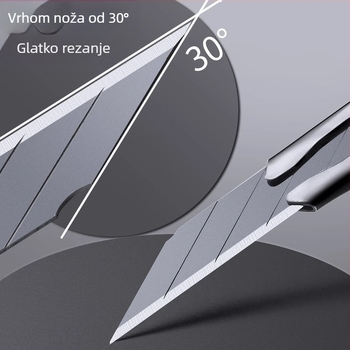 Nož za umjetnost s oštricom od volframa, model XHHRMGD, tijelo od nehrđajućeg čelika, uredski alat