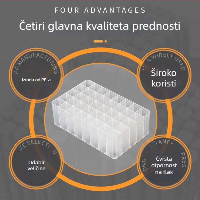 Baza za pohranu markera s 30/40 rupa — plastika, LMO
