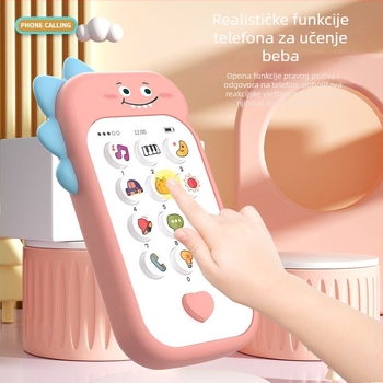 Stroj za priče za rano obrazovanje – glazbena i glasovna igračka, plastična, baterije, za djecu 0-3 godine