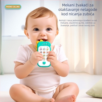 Stroj za priče za rano obrazovanje – glazbena i glasovna igračka, plastična, baterije, za djecu 0-3 godine