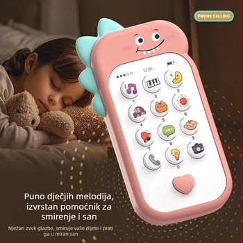 Stroj za priče za rano obrazovanje – glazbena i glasovna igračka, plastična, baterije, za djecu 0-3 godine