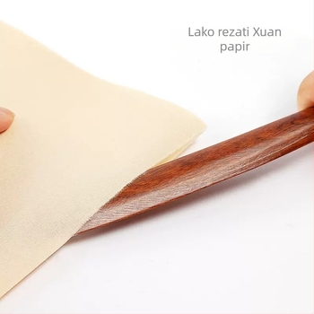 Ručni nož za rezanje papira za kaligrafiju i Xuan papir, masivno mahagonijsko drvo, vintage ručna izrada, mali nož za otvaranje pisama
