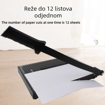 Metalni rezač papira giljotina za ured i foto-studio — Zhengyi, model 8294, šifra proizvoda 8294, namjena: rezanje, nije uvezeno