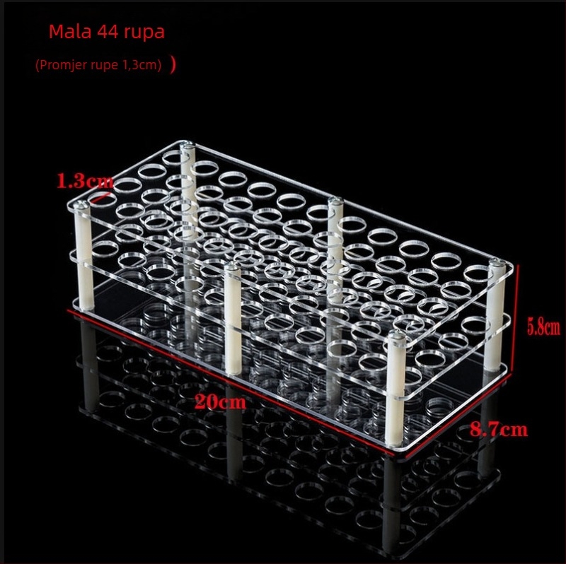 Prozirni akrilni držač za olovke i kozmetiku – plastični držač za perá, markere, olovke za obrve, ruževe i nakit (Materijal: Plast; Model: Zadani predmet; Prilagodba: Da; Ispis logotipa: Nije moguće)