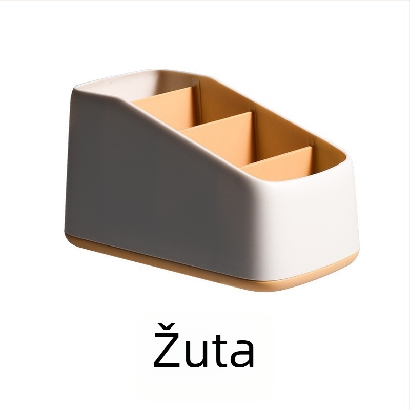 Desktop kutija za skladištenje, model 783, ABS plast, podijeljeni organizator za daljinski upravljač, uredski pribor i telefon