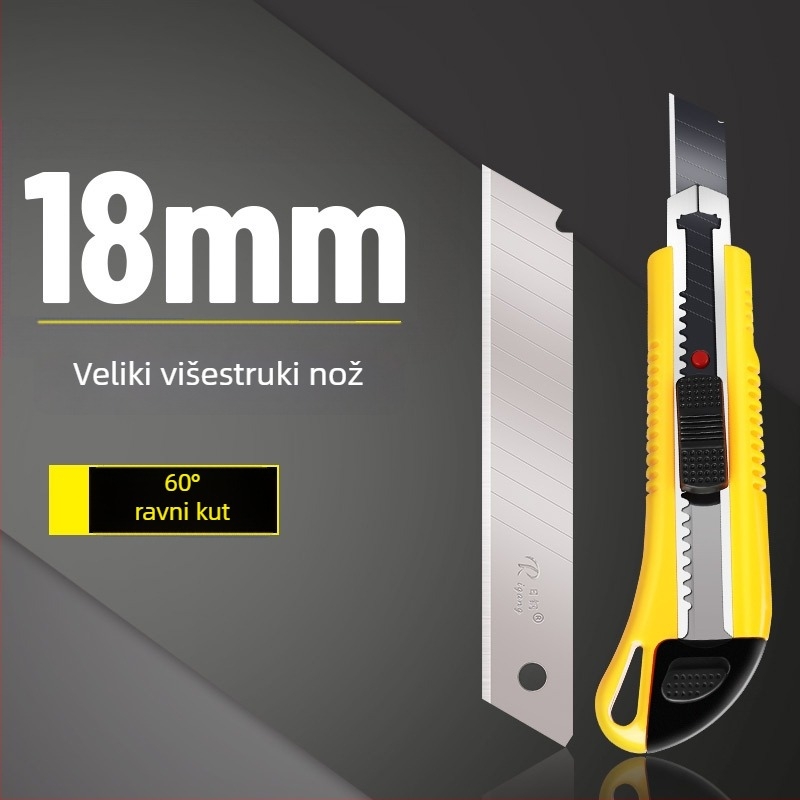 Tweed industrijski umjetnički nož — nehrđajući čelik, debljina oštrice 0,55 mm, neto težina 100 g