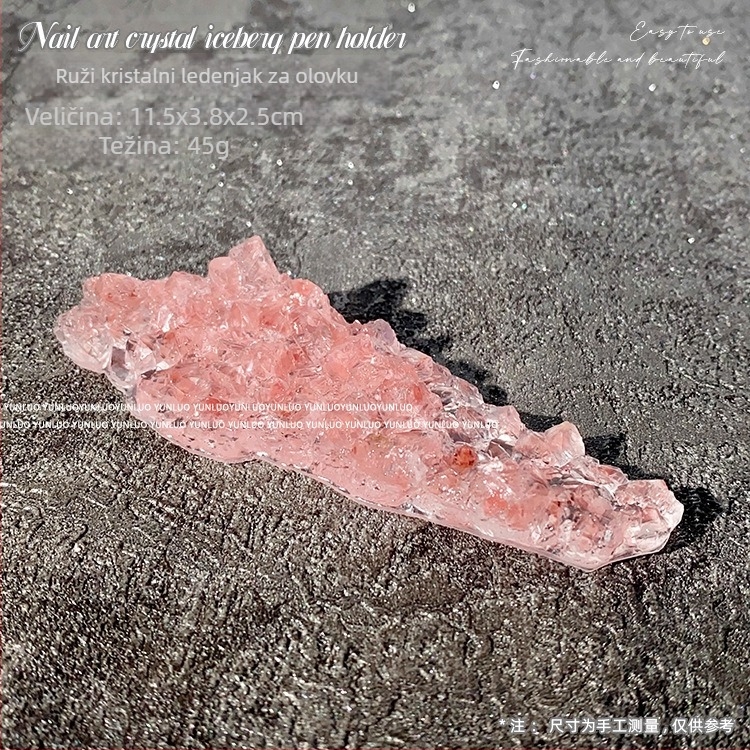 Držač olovke za nokte – Crystal Iceberg dizajn, Lorossi, porijeklo Guangdong, alati za manikuru