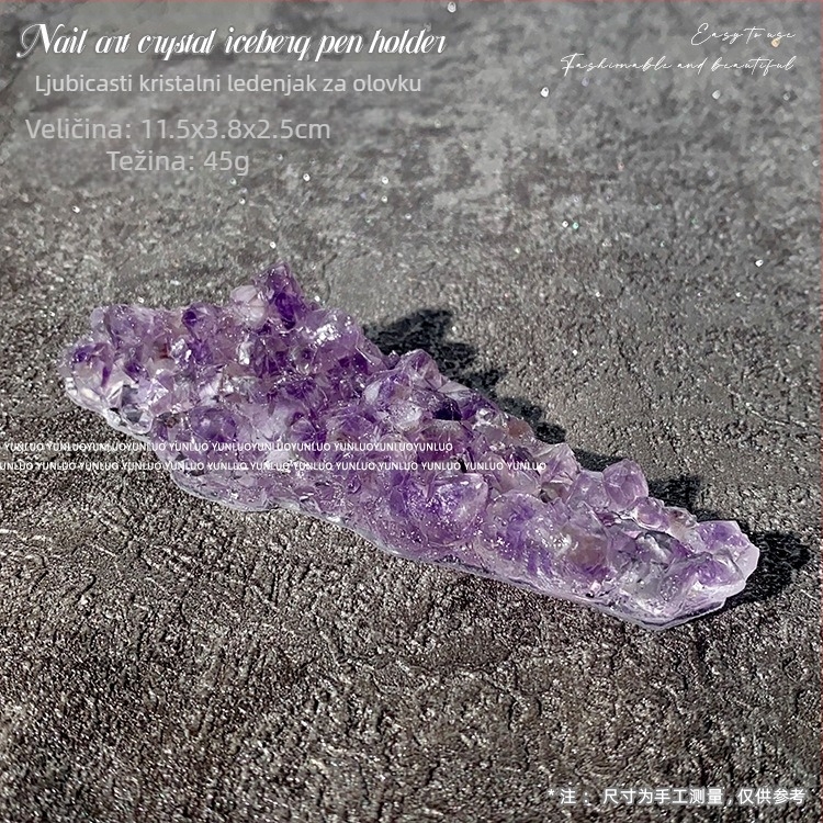 Držač olovke za nokte – Crystal Iceberg dizajn, Lorossi, porijeklo Guangdong, alati za manikuru