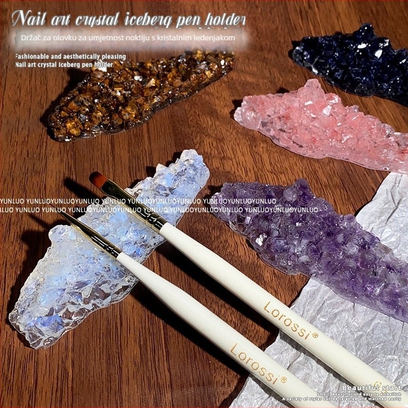 Držač olovke za nokte – Crystal Iceberg dizajn, Lorossi, porijeklo Guangdong, alati za manikuru