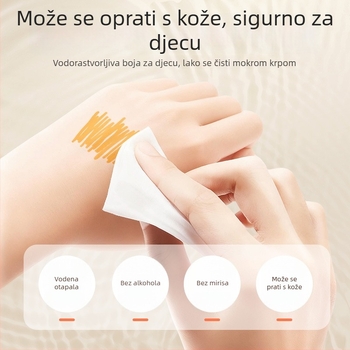 Dvostrani akrilni marker, okrugla vrh, vodootporan, brzo sušeći (Dvostrani, Akrilni, Vodootporan, Brzo sušeći)