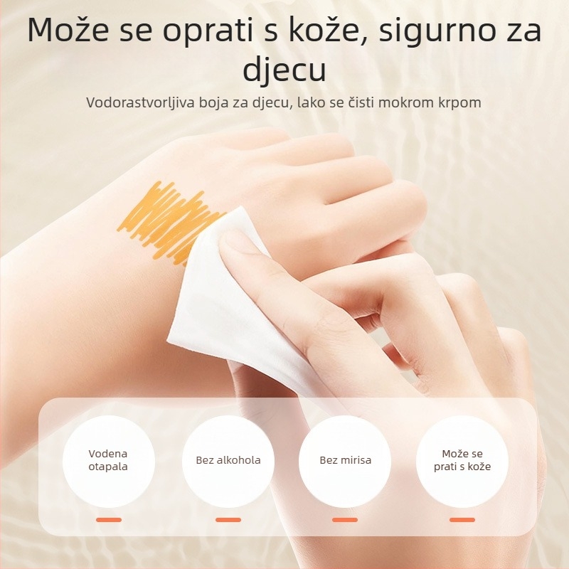 Dvostrani akrilni marker, okrugla vrh, vodootporan, brzo sušeći (Dvostrani, Akrilni, Vodootporan, Brzo sušeći)