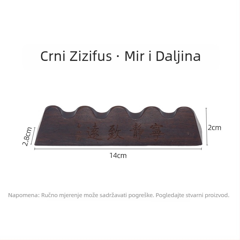 Drveni držač olovke za kaligrafiju — oblik pet prstiju, prilagodljivo, mogućnost ispisa logotipa, SKU 965478812354