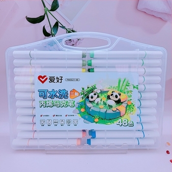 Hobby PM5621 perivi akrilni marker s trokutastim držkom za školsko crtanje