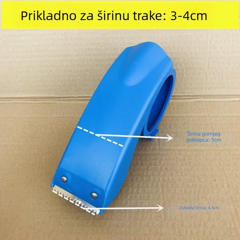 Krojač trake i veliki pakirni stroj, ABS plast, otporan na padove, za trake širine 3-8 cm