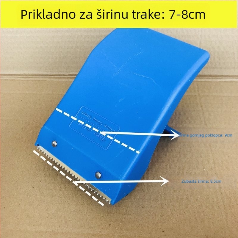 Krojač trake i veliki pakirni stroj, ABS plast, otporan na padove, za trake širine 3-8 cm