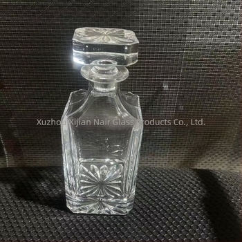 Kristalni dekanter za whisky – europski stil, retro luksuz, uključuje poklopac i čaše, 6-dijelni set