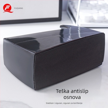 Prijenosni uredski dispenzer za traku, višestruke namjene, teži, protuklizna baza, s oštrim nožem (Model FQ8804, Materijal: Plastika, Neto težina: 588 g, Promjer osovine trake: 2,5 cm, Širina trake: do 20)
