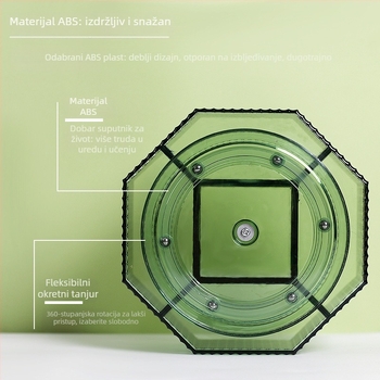 Stolna kutija za pohranu s rešetkom, ABS plast, kapacitet 18 litara, moderni minimalistički stil