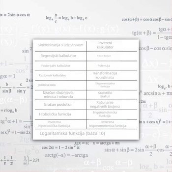 Funkcionalni kalkulator s znanstvenimi funkcijami i glasovnom funkcijom, zaslon s 10 znamenki, baterija uključena — Yinsheng 82MS