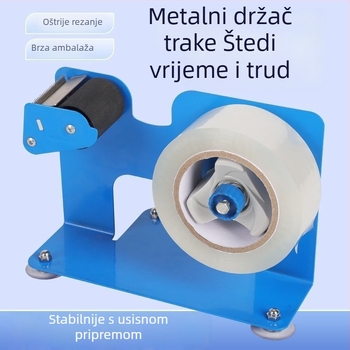 Stolni rezač trake i mašina za pečaćenje s metalnim tijelom i prozirnim poklopcem