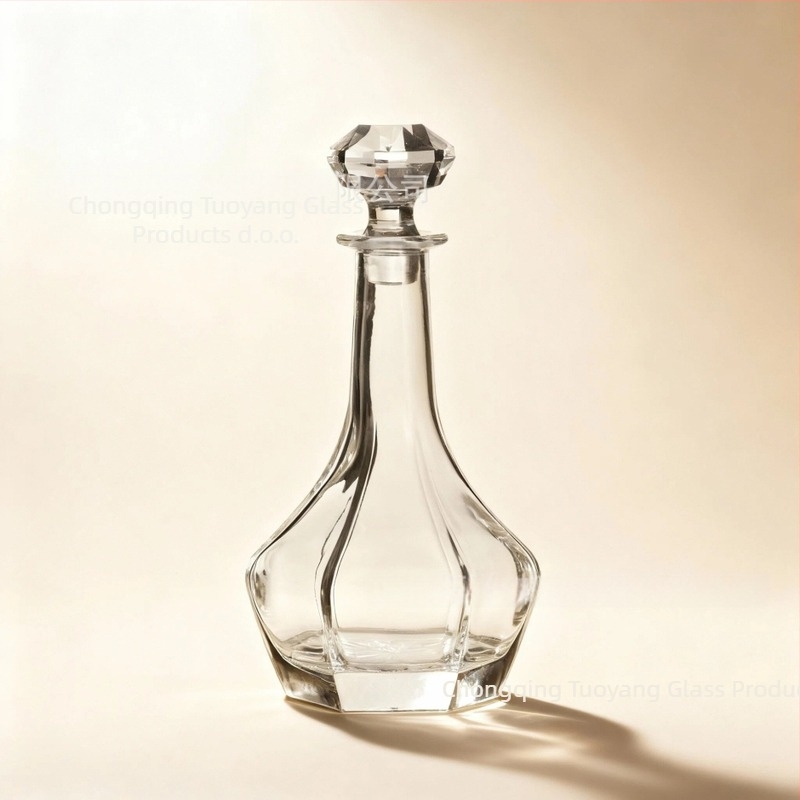 JB 3101 Set dekantera za whisky: staklo, kapacitet 601–700ml, stil lagan luksuz retro, kategorija dekantera