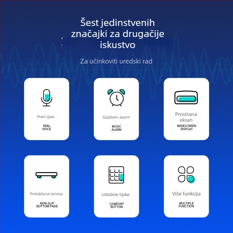 Deli 1512 Aritmetički kalkulator s glasovnom funkcijom, 12-znamenkasti displej, baterija uključena