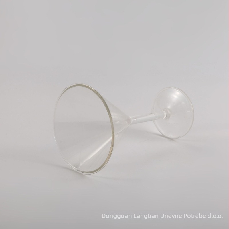 Plastična martini čaša Lang Tian, moderan i jednostavan stil, mogućnost tiskanja logotipa, prilagodba proizvodnje, kapacitet 301–400 ml, težina 108 g