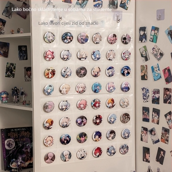 Zidni organizator za pohranu - PVC materijal; kubni oblik; pravokutni model; moderan minimalistički stil; višestruka primjena