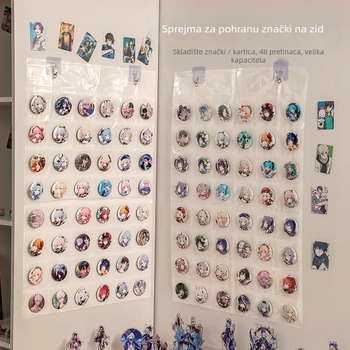 Zidni organizator za pohranu - PVC materijal; kubni oblik; pravokutni model; moderan minimalistički stil; višestruka primjena