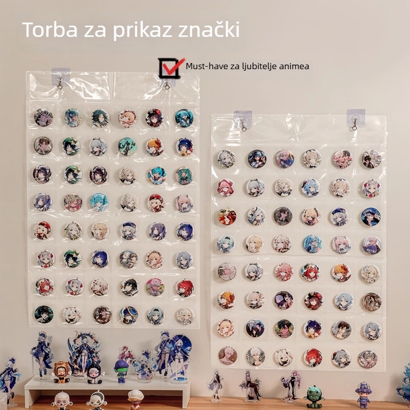 Zidni organizator za pohranu - PVC materijal; kubni oblik; pravokutni model; moderan minimalistički stil; višestruka primjena