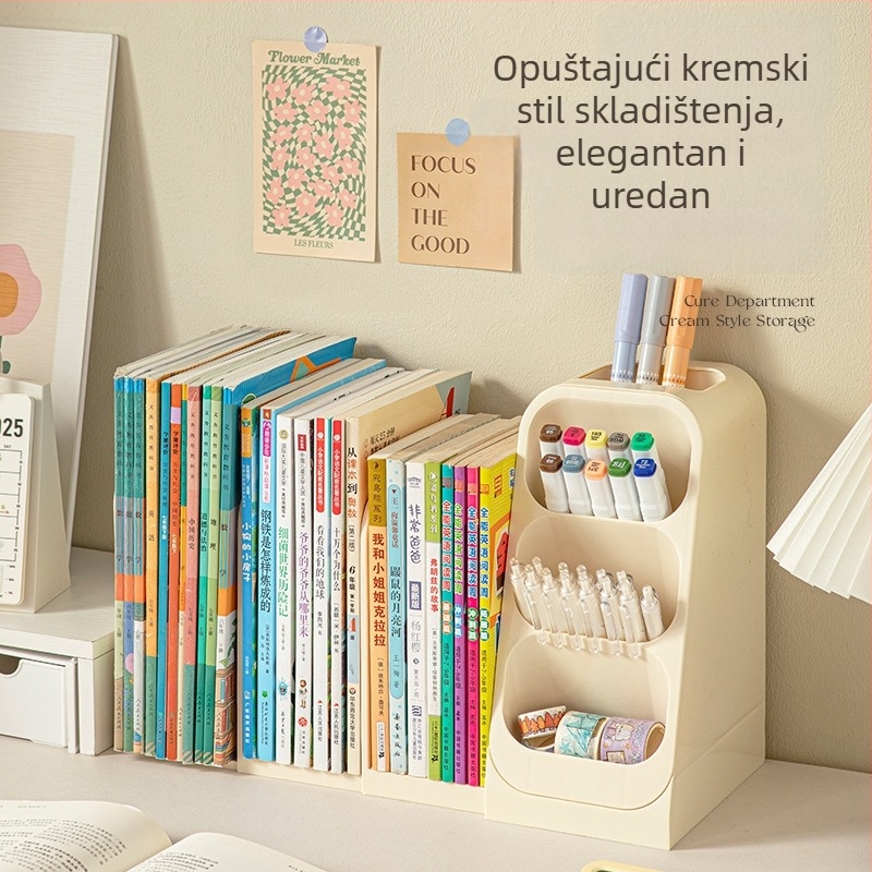 Stolna kutija za pohranu s pregradama (Model 8090 • Materijal: Plastika • S pregradama • Ispis logotipa: Da • Mogućnost prilagođavanja)