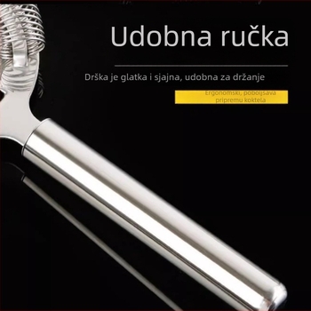 Filter za led od nehrđajućeg čelika 304 za koktele – odvaja led i filtr pjene, bar alat