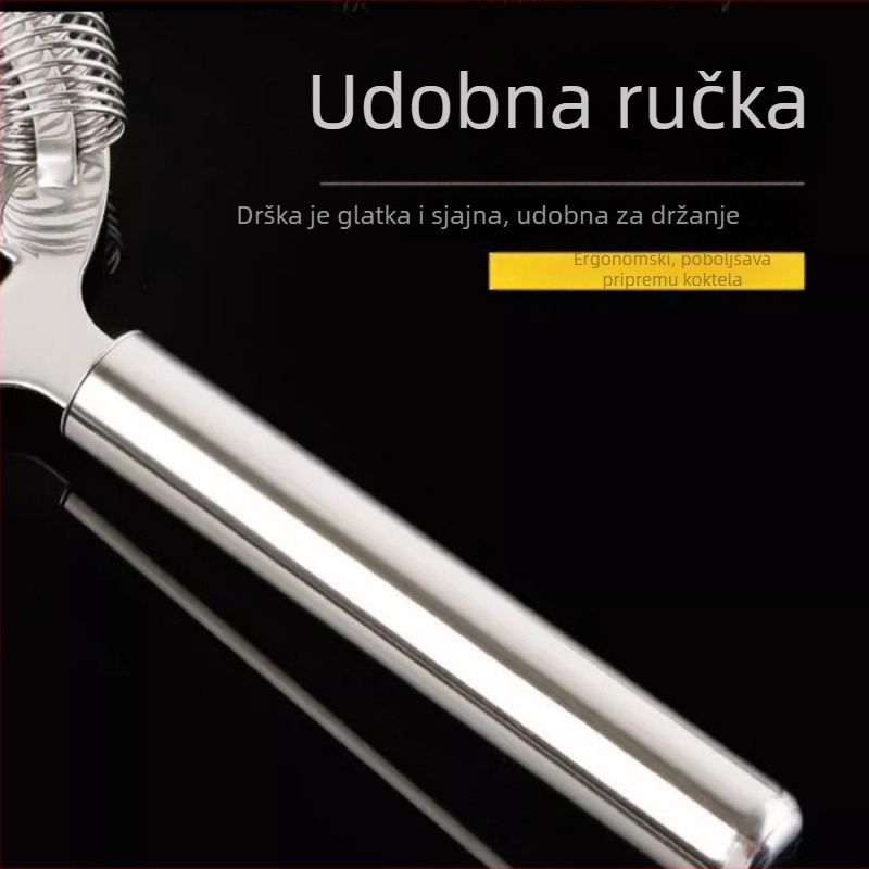 Filter za led od nehrđajućeg čelika 304 za koktele – odvaja led i filtr pjene, bar alat