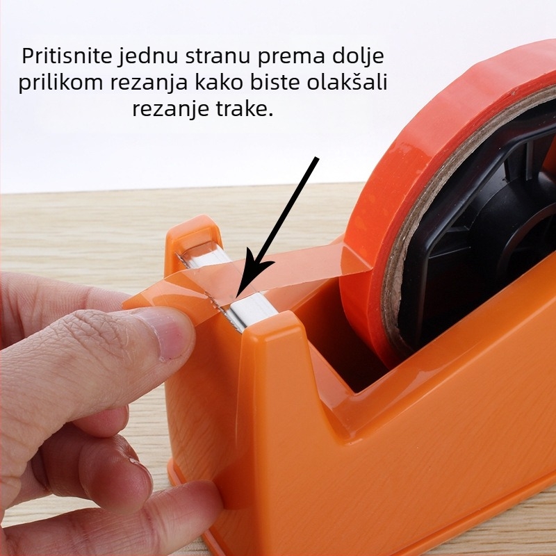 Višenamjenski dispenser za traku, prozirni rezač trake, stolni uredski pribor s bazom