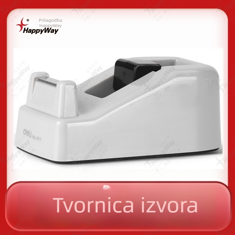 Deli 811 Dispenzer za traku s valjkom promjera 26 mm, širina trake do 18 mm, plastično kućište, graviranje QR koda