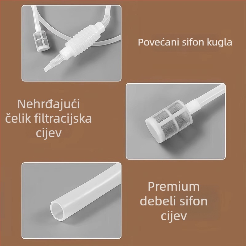 Kućni ekstraktor vina sa automatskim sifonom i filtracijom (PP materijal)