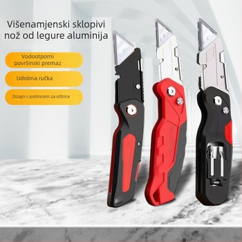 Teški univerzalni nož od čelika za električare, nož za skidanje izolacije i nož za tapete