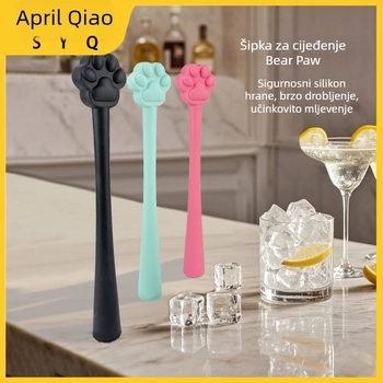 Ručni drob za limune, maser za sok, prijenosni alat za voćni pire, mlješnjak za dječju hranu, visok borosilikat, moderni minimalistički dizajn