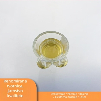 Staklena čašica za liker s oblikom grudi, tiskanje logotipa, kapacitet 1–100 ml, pakiranje u papirnatoj kutiji