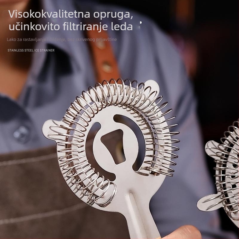 Filtr za led za koktele – PP materijal, Bar alat, Podrijetlo: Chaozhou
