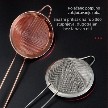 Bar filter za led – trokutasti konusni cjedilac za koktele i sokove, materijal: željezna legura, podrijetlo: kontinentalna Kina, pokretanje: 2023