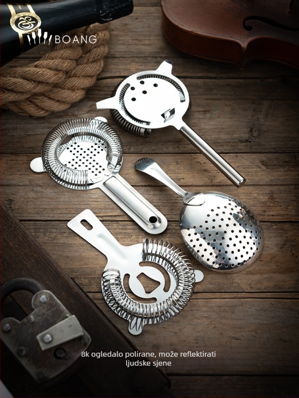 Bar alat: mreža za filtriranje leda od 304 nehrđajućeg čelika za koktele