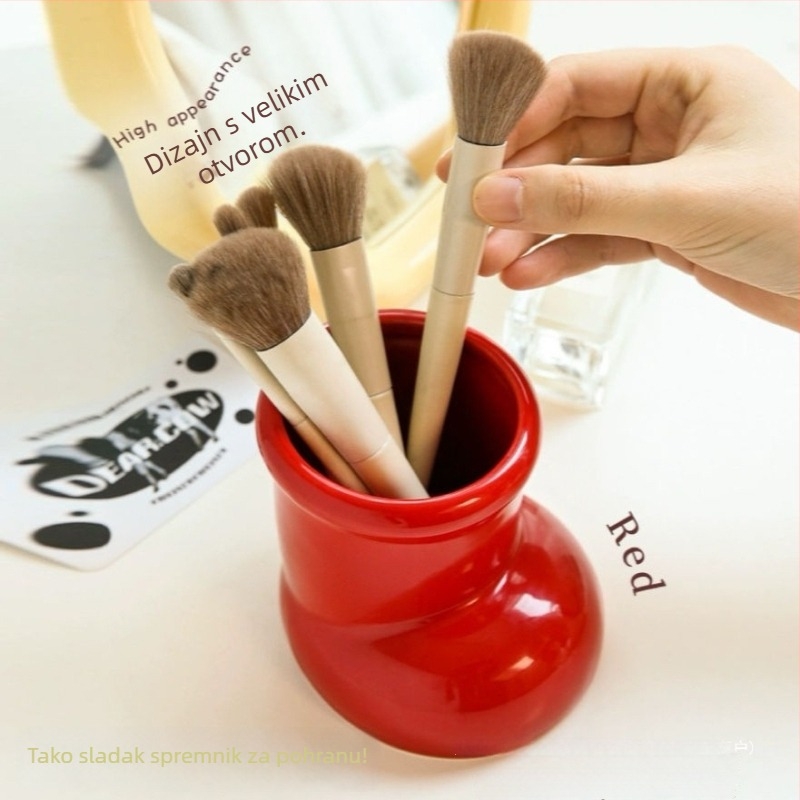 Držač olovke u obliku čizme - plastični, kružni oblik, moguć otisak logotipa (Brend: otter; Broj proizvoda: YJ-1020454359; Model: Other; Materijal: plastika; Oblik: kružni)