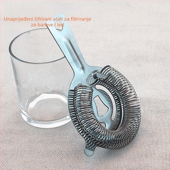 Nehrđajući čelik — prepreka za led za koktele, s mogućnošću tiskanja logotipa, lansirana u jesen 2017.