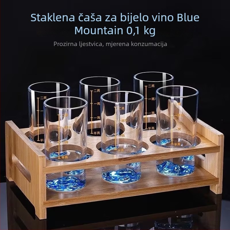 Vina čaša od bezolovnatog kristala, moderni minimalistički stil, pakiranje: jedan komad