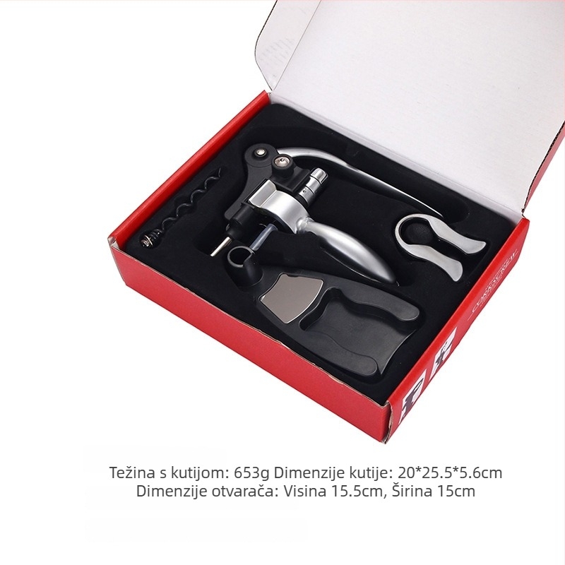 Aluminijska legura otvarač za vino, oblik glave zeca, prenosni, moguć ispis logotipa