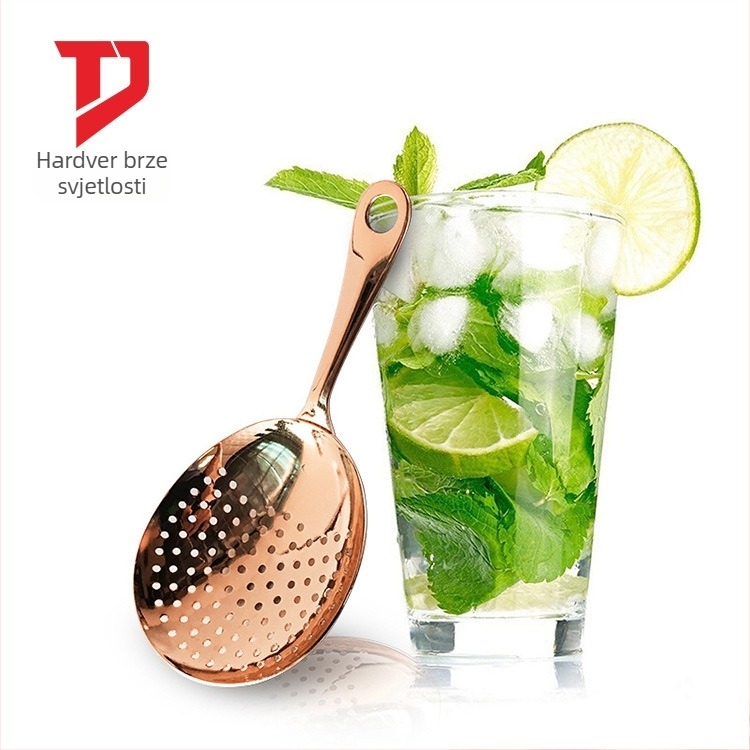 Nehrđajući čelik – kašika-filtr za led za koktele, kašika-filtr, 0,3 kg, samostalno pakiranje, jesen 2014