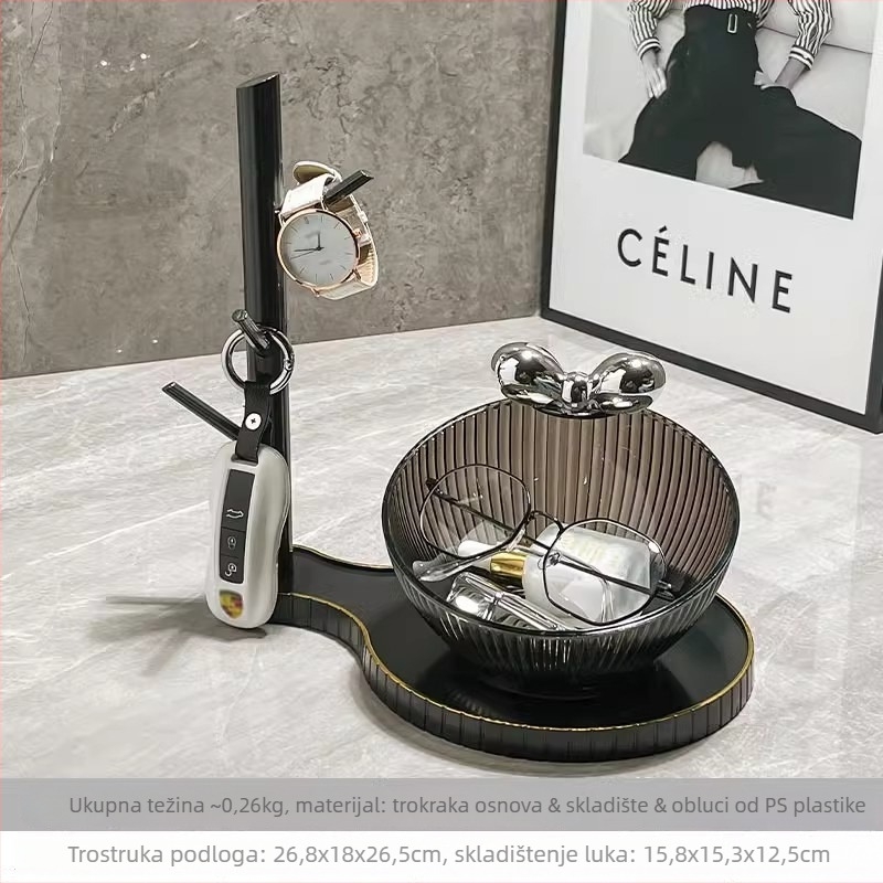 Panda držač olovaka Reading — porcelan, okrugli oblik, dar za rođendan ili diplomu