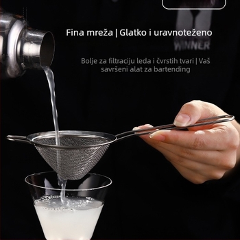 Bar filter za led za koktele – dvostruki sloj filtracije, odvajanje leda, PP materijal, podrijetlo: Chaozhou